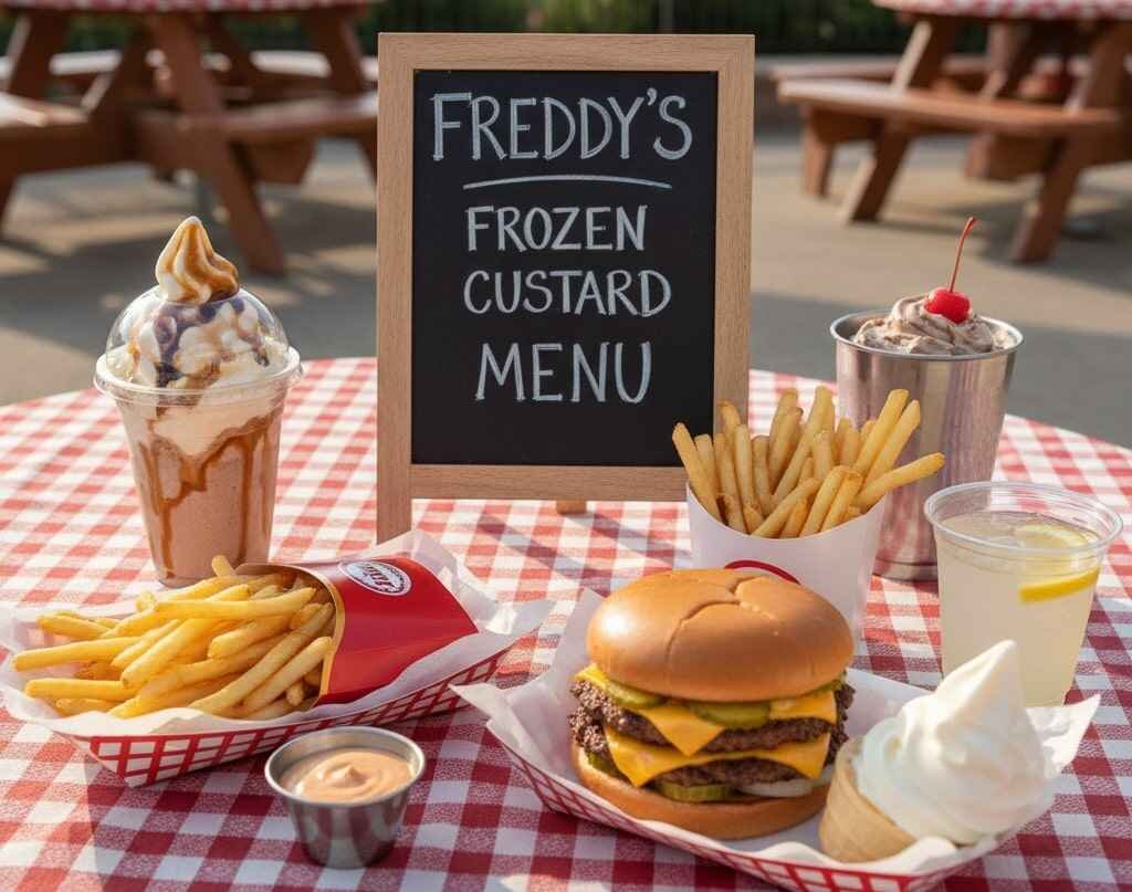 Freddy's Frozen Custard Menu